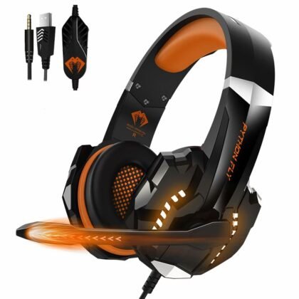 In reality, headphones are wired gaming headsets.
