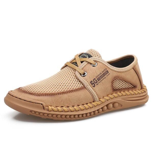 Men's Breathable Flat Bottom Men's Mesh Shoes - Image 2