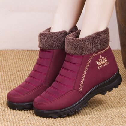 Women’s Cotton Boots Middle-aged And Elderly Cotton Boots Soft Bottom Winter Old Lady Cotton Shoes
